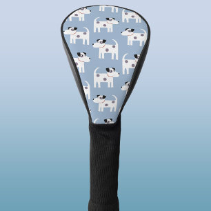 Funda Para Palo De Golf Parson Jack Russell Terrier Dog Pattern Blue