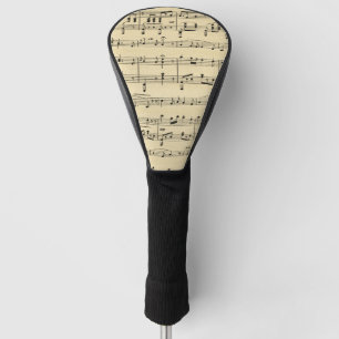 Funda Para Palo De Golf Partitura antigua