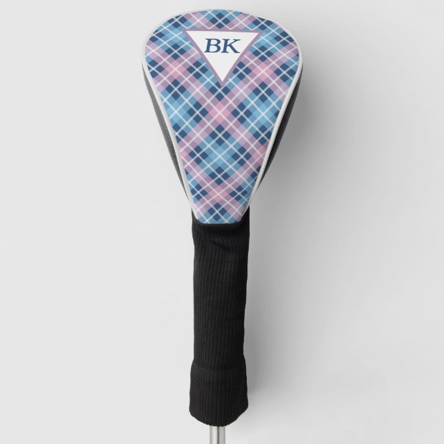 Funda Para Palo De Golf Pastel Plaid (Anverso)
