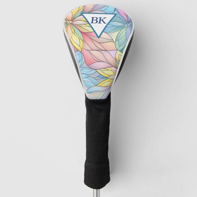 Funda Para Palo De Golf Pastel Sained Glass Look (Anverso)