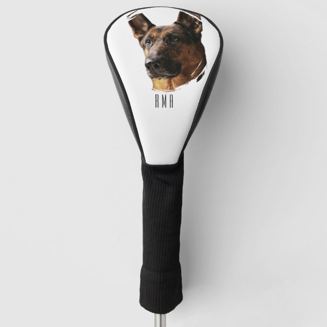 Funda Para Palo De Golf Pastor Alemán (Anverso)