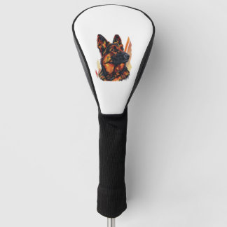 Funda Para Palo De Golf Pastores alemanes de Elegancia y Gracia Canina