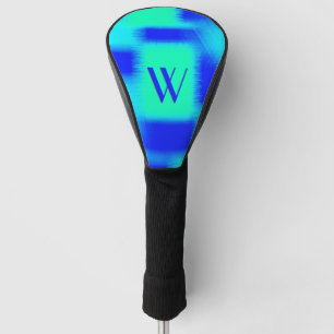 Funda Para Palo De Golf Patchaje azul y verde