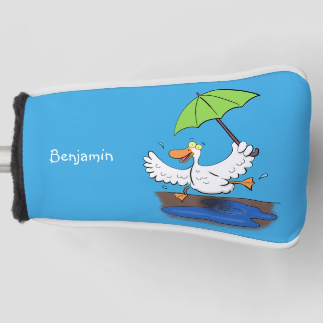 Funda Para Palo De Golf Pato gracioso con personalizado bailarín de paragu (Anverso)