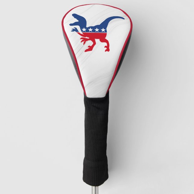 Funda Para Palo De Golf Patriótico anti-política T-Rex (Anverso)