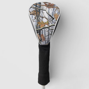 Funda Para Palo De Golf Patrón 3 de nieve de camuflaje de caza