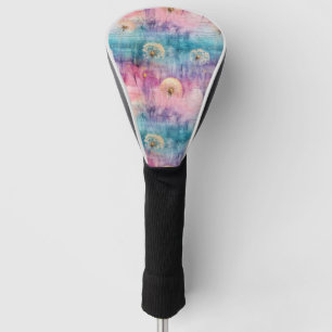 Funda Para Palo De Golf Patrón abstracto de diente de león vintage (6)