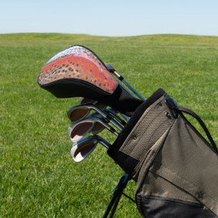 Funda Para Palo De Golf Patrón abstracto de la piel de la trucha arco iris