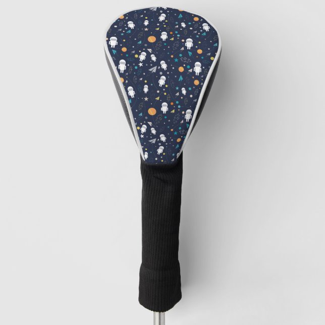 Funda Para Palo De Golf patrón astronauta (Anverso)