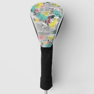 Funda Para Palo De Golf Patrón Colorido de Grafiti Urbano (3)