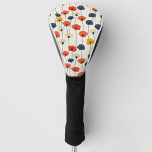 Funda Para Palo De Golf Patrón de adornos de acuarela colorido