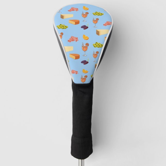 Funda Para Palo De Golf Patrón de Aperol y Queso (Anverso)