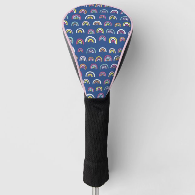 Funda Para Palo De Golf Patrón de arcoíris (Anverso)