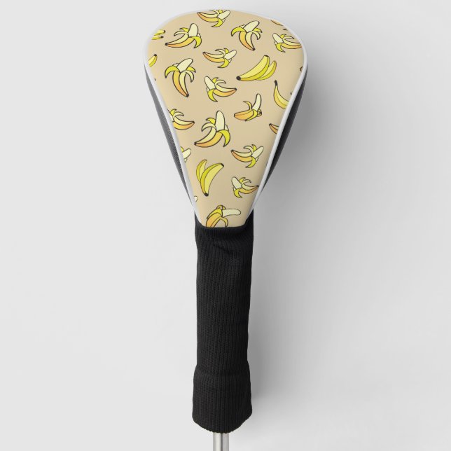 Funda Para Palo De Golf Patrón de banana (Anverso)