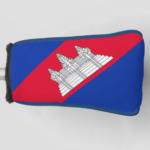 Funda Para Palo De Golf Patrón de bandera de Camboya