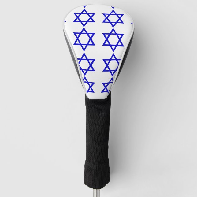 Funda Para Palo De Golf Patrón de bandera de Israel (Anverso)
