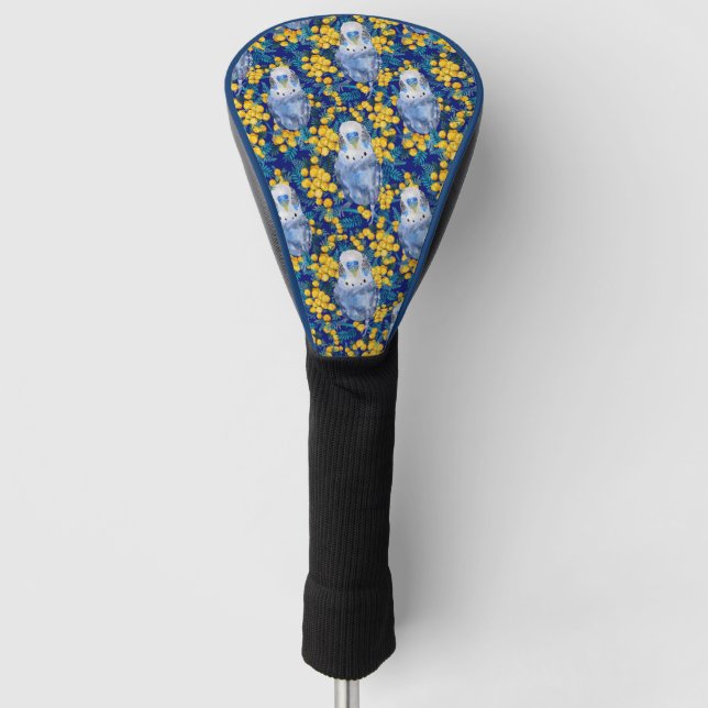 Funda Para Palo De Golf Patrón De Bugie Y Wattle (Anverso)