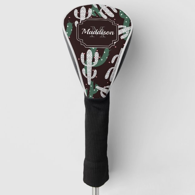 Funda Para Palo De Golf Patrón de cactus (Anverso)