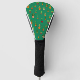 Funda Para Palo De Golf Patrón de Cactus sin inconvenientes, formas y patr