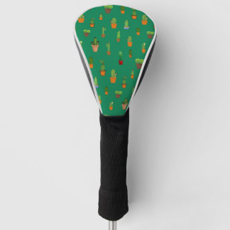 Funda Para Palo De Golf Patrón de Cactus sin inconvenientes, formas y patr