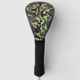 Funda Para Palo De Golf Patrón de camo verde de Hunters