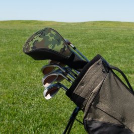 Funda Para Palo De Golf Patrón de camuflaje verde, patrón militar, ejércit