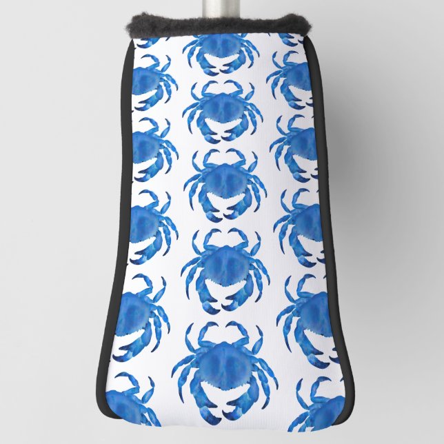 Funda Para Palo De Golf Patrón de cangrejo azul (Girar 90)