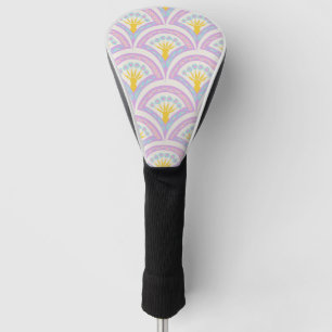 Funda Para Palo De Golf Patrón de cáscara de color pastel