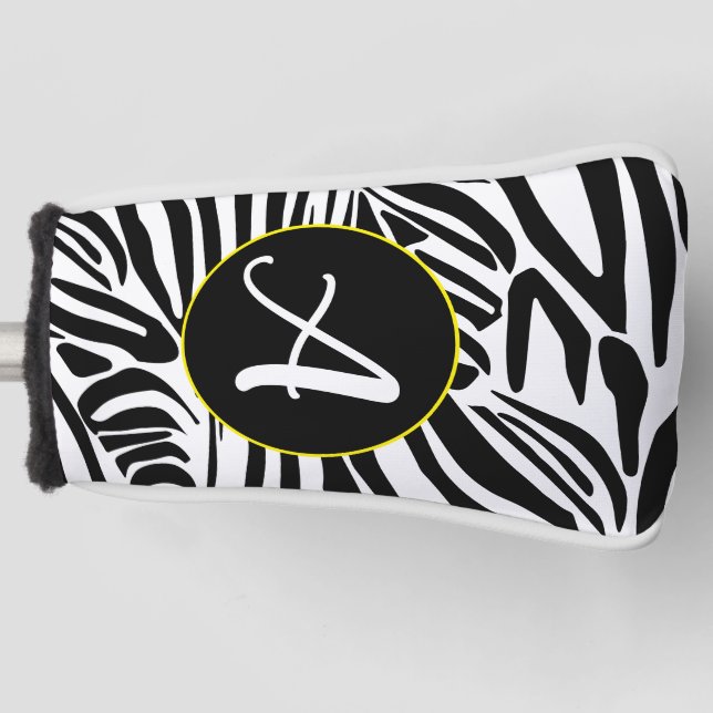 Funda Para Palo De Golf Patrón de cebra (Anverso)