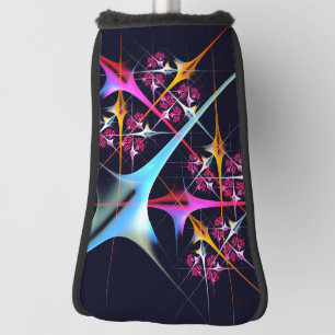 Funda Para Palo De Golf Patrón de color de arte de color rosa floral moder