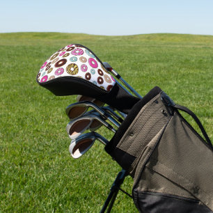 Funda Para Palo De Golf Patrón De Donuts, Donuts Coloridos, Espolvorines