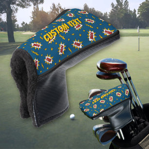 Funda Para Palo De Golf Patrón de efecto de sonido de comic