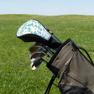 Funda Para Palo De Golf Patrón De Elefantes Azules, Estrellas, Tu Nombre