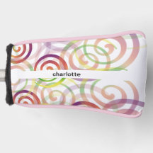 Patrón de espiral de arcoiris personalizado