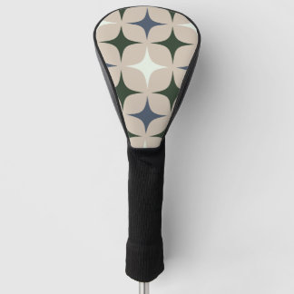 Funda Para Palo De Golf Patrón de explosión de estrellas en beige y verde