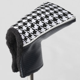 Funda Para Palo De Golf Patrón de galga de pepita negra para golfer