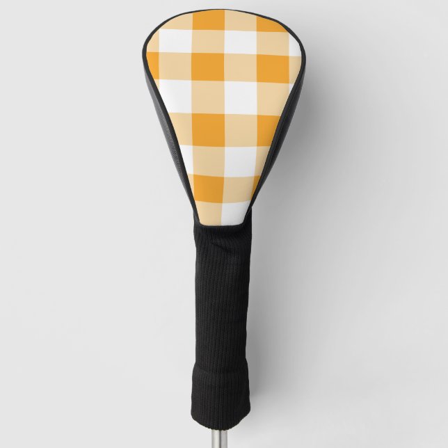 Funda Para Palo De Golf Patrón de Gingham (Anverso)