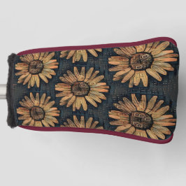 Funda Para Palo De Golf Patrón de girasol artístico