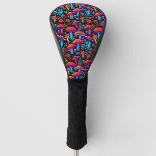 Funda Para Palo De Golf Patrón de hongos Groovy