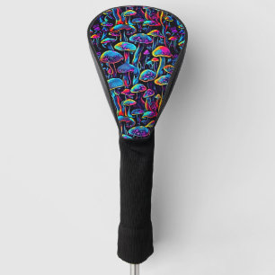 Funda Para Palo De Golf Patrón de hongos Groovy