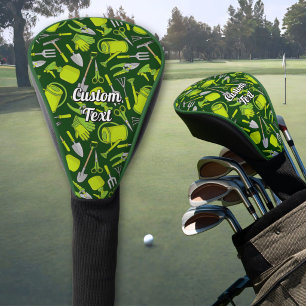 Funda Para Palo De Golf Patrón de iconos de jardinería