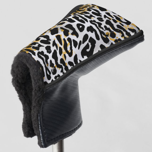 Funda Para Palo De Golf Patrón de impresión de leopardo (Anverso 3/4)