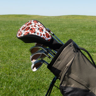 Funda Para Palo De Golf Patrón De Ladybugs, Cute Ladybugs, Red Ladybugs