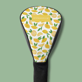 Funda Para Palo De Golf Patrón de limón cítrico