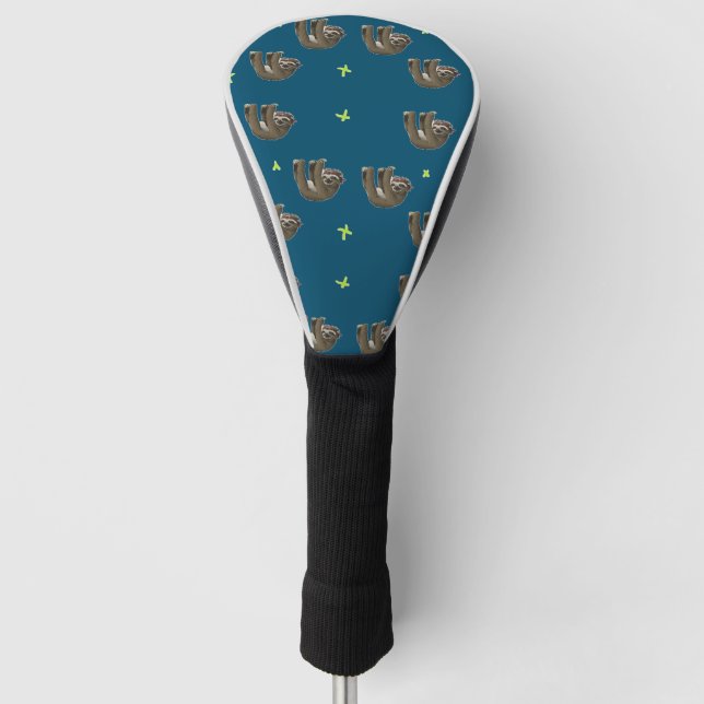 Funda Para Palo De Golf patrón de manchas en azul (Anverso)