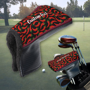 Funda Para Palo De Golf Patrón de Peppers de Chili Caliente