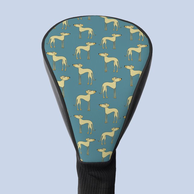 Funda Para Palo De Golf Patrón de perro de Sloughi (Sloughi dog pattern golf head cover)