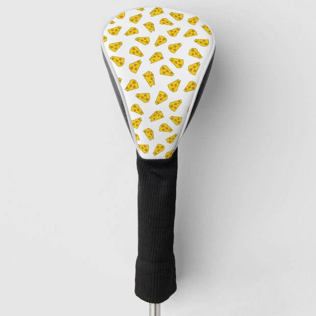 Funda Para Palo De Golf Patrón de queso curado (Anverso)