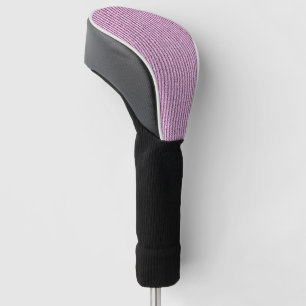 Funda Para Palo De Golf Patrón de raya de pana rosa casual