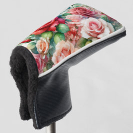 Funda Para Palo De Golf Patrón de Rosa Caprichoso